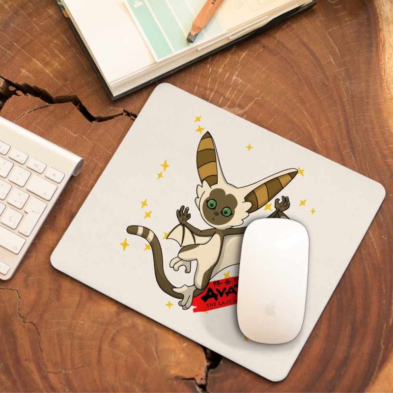 PC, gaming si accesorii - Periferice PC - Mousepad - Mousepad Avatar Momo Last Airbender Maestru al Aerului, 21x19cm - Infinity.ro