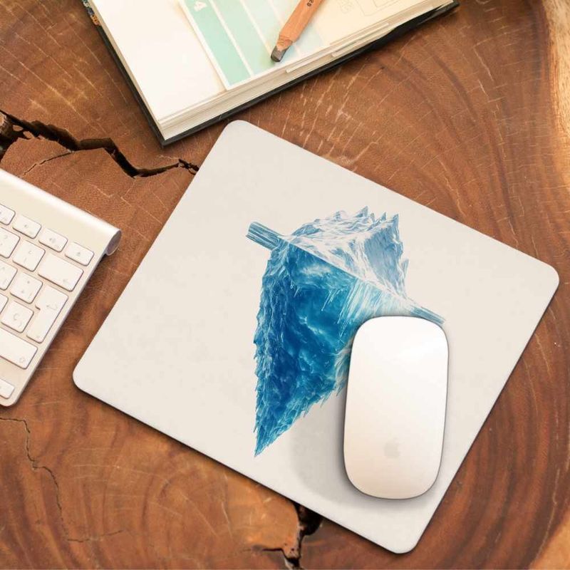 PC, gaming si accesorii - Periferice PC - Mousepad - Mousepad Kaleo Iceberg Iceland, 21x19cm - Infinity.ro