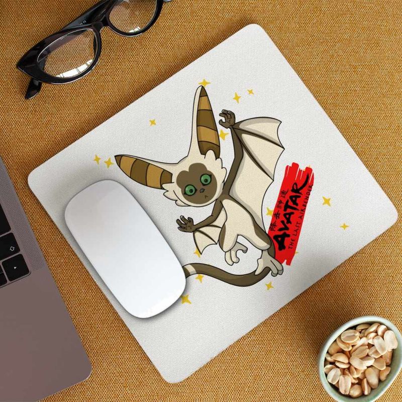 PC, gaming si accesorii - Periferice PC - Mousepad - Mousepad Avatar Momo Last Airbender Maestru al Aerului, 21x19cm - Infinity.ro
