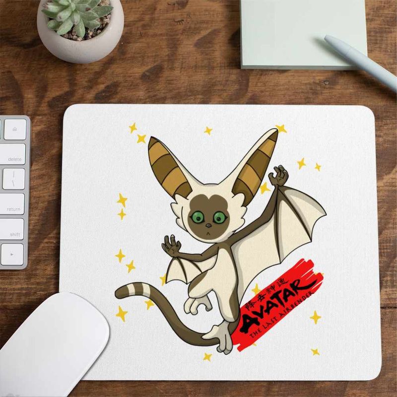 PC, gaming si accesorii - Periferice PC - Mousepad - Mousepad Avatar Momo Last Airbender Maestru al Aerului, 21x19cm - Infinity.ro