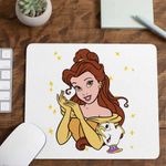 PC, gaming si accesorii - Periferice PC - Mousepad - Mousepad Frumoasa si Bestia Printesa, 21x19cm - Infinity.ro