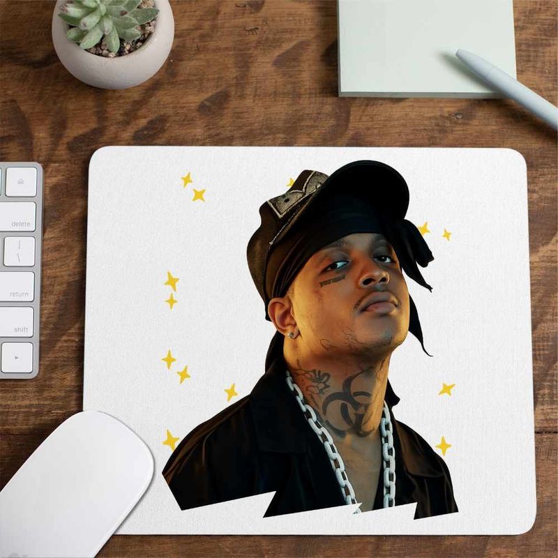 PC, gaming si accesorii - Periferice PC - Mousepad - Mousepad Ski Mask Slump God Rap Vibe, 21x19cm - Infinity.ro