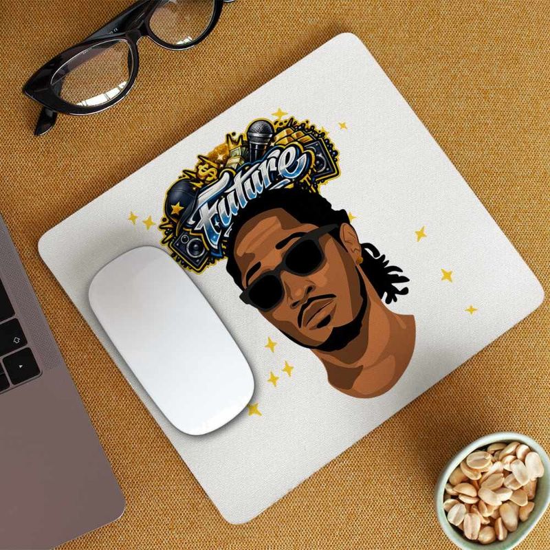 PC, gaming si accesorii - Periferice PC - Mousepad - Mousepad Future Hendrix Rapper, 21x19cm - Infinity.ro