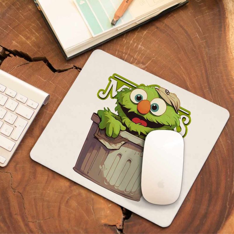 PC, gaming si accesorii - Periferice PC - Mousepad - Mousepad The Muppets Oscar Grouch, 21x19cm - Infinity.ro