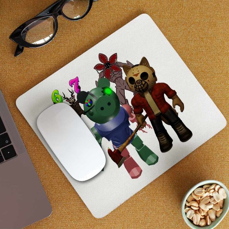 PC, gaming si accesorii - Periferice PC - Mousepad - Mousepad Robby Doggy Roblox Piggy Pigy, 21x19cm - Infinity.ro