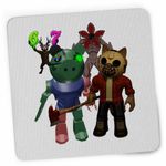 PC, gaming si accesorii - Periferice PC - Mousepad - Mousepad Robby Doggy Roblox Piggy Pigy, 21x19cm - Infinity.ro