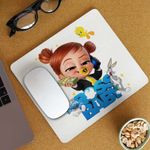 PC, gaming si accesorii - Periferice PC - Mousepad - Mousepad Baby Boss Tina Telefon Leader, 21x19cm - Infinity.ro
