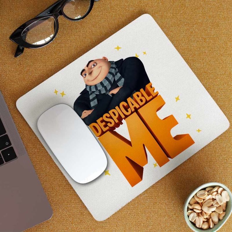 PC, gaming si accesorii - Periferice PC - Mousepad - Mousepad Despicable Me Gru Minions, 21x19cm - Infinity.ro