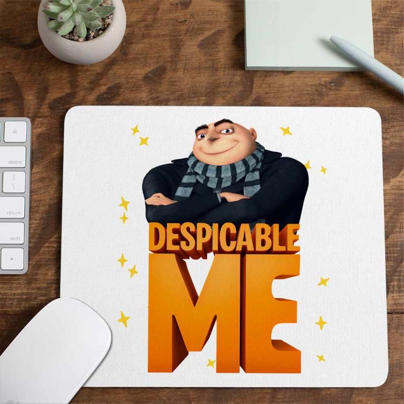PC, gaming si accesorii - Periferice PC - Mousepad - Mousepad Despicable Me Gru Minions, 21x19cm - Infinity.ro