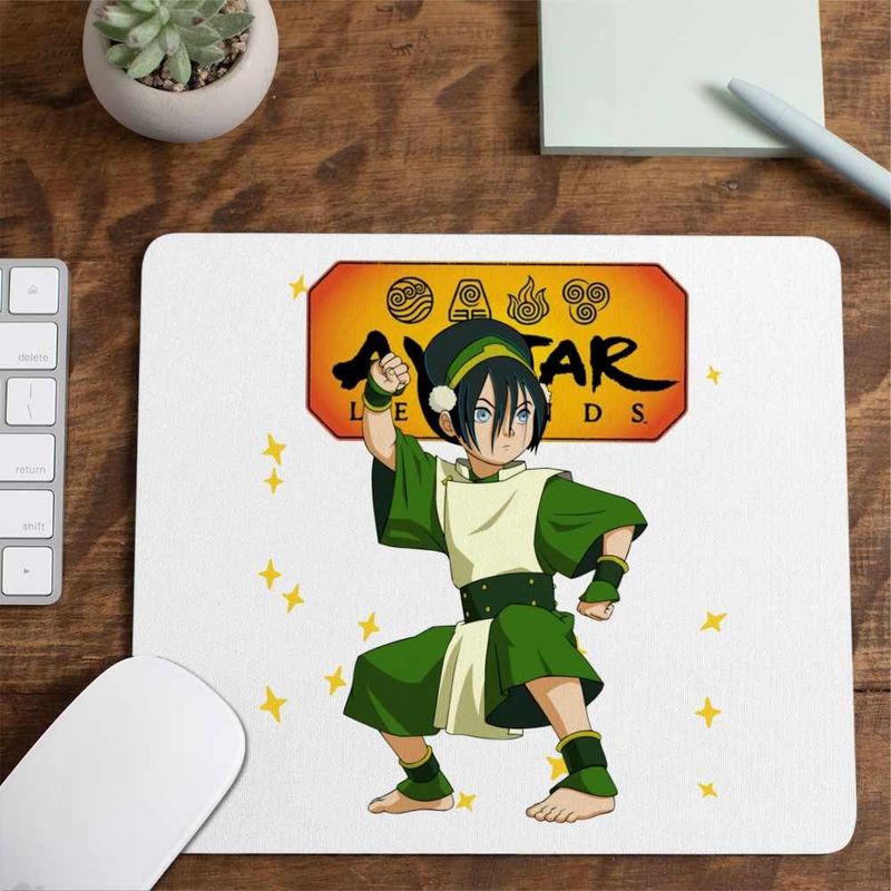 PC, gaming si accesorii - Periferice PC - Mousepad - Mousepad Avatar Toph Bei Fong Legenda lui Aang Airbender, 21x19cm - Infinity.ro