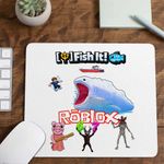 PC, gaming si accesorii - Periferice PC - Mousepad - Mousepad Fish it Roblox Pescar Marin Monster, 21x19cm - Infinity.ro