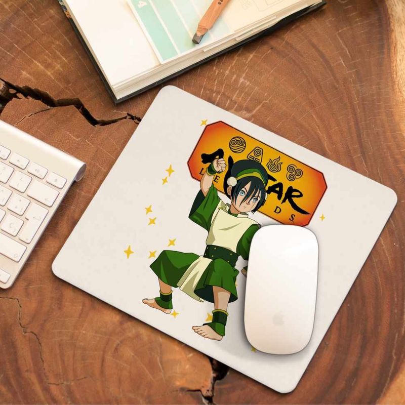 PC, gaming si accesorii - Periferice PC - Mousepad - Mousepad Avatar Toph Bei Fong Legenda lui Aang Airbender, 21x19cm - Infinity.ro