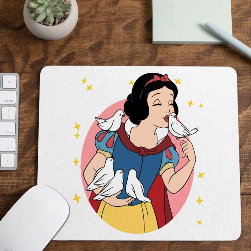 PC, gaming si accesorii - Periferice PC - Mousepad - Mousepad Alba ca Zapada Porumbei, 21x19cm - Infinity.ro