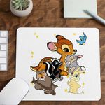 PC, gaming si accesorii - Periferice PC - Mousepad - Mousepad Bambi Thumper Flower Natura Sconcs, 21x19cm - Infinity.ro
