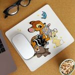 PC, gaming si accesorii - Periferice PC - Mousepad - Mousepad Bambi Thumper Flower Natura Sconcs, 21x19cm - Infinity.ro