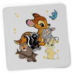 PC, gaming si accesorii - Periferice PC - Mousepad - Mousepad Bambi Thumper Flower Natura Sconcs, 21x19cm - Infinity.ro
