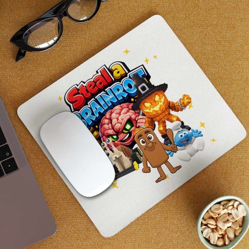 PC, gaming si accesorii - Periferice PC - Mousepad - Mousepad Steal Brainrot Snailenzo Roblox Meme, 21x19cm - Infinity.ro