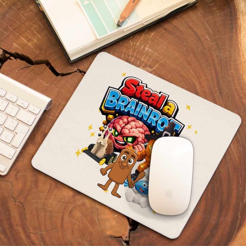 PC, gaming si accesorii - Periferice PC - Mousepad - Mousepad Steal Brainrot Snailenzo Roblox Meme, 21x19cm - Infinity.ro