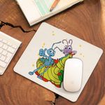 PC, gaming si accesorii - Periferice PC - Mousepad - Mousepad Aventuri la Firul Ierbii Flik Furnica Vierme, 21x19cm - Infinity.ro