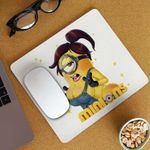 PC, gaming si accesorii - Periferice PC - Mousepad - Mousepad Minions Marlena Despicable Minioni, 21x19cm - Infinity.ro