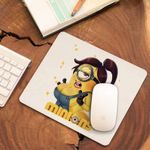 PC, gaming si accesorii - Periferice PC - Mousepad - Mousepad Minions Marlena Despicable Minioni, 21x19cm - Infinity.ro