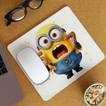 PC, gaming si accesorii - Periferice PC - Mousepad - Mousepad Minions Six Seven Gogosi 67 Despicable, 21x19cm - Infinity.ro