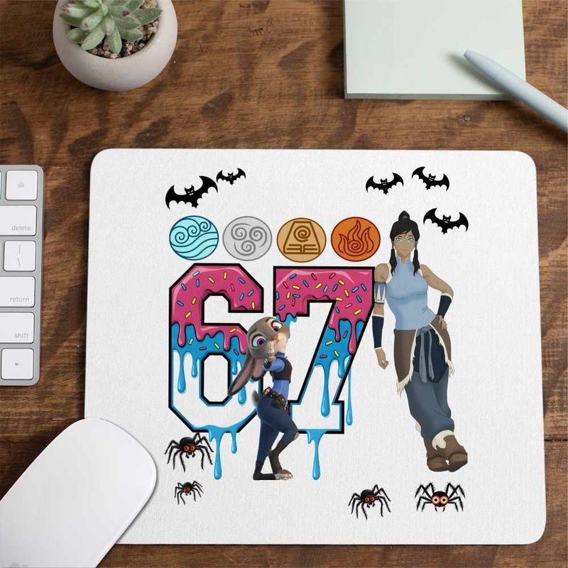 PC, gaming si accesorii - Periferice PC - Mousepad - Mousepad Avatar Zootopia Judy Six Seven 67 Cele 4 Elemente, 21x19cm - Infinity.ro