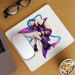 PC, gaming si accesorii - Periferice PC - Mousepad - Mousepad Jinx Arcane Rechin Runeterra, 21x19cm - Infinity.ro