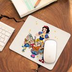 PC, gaming si accesorii - Periferice PC - Mousepad - Mousepad Alba ca Zapada cei 7 pitici, 21x19cm - Infinity.ro