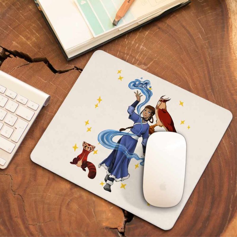 PC, gaming si accesorii - Periferice PC - Mousepad - Mousepad Avatar Katara Waterbender Legenda lui Aang Arte Martiale, 21x19cm - Infinity.ro