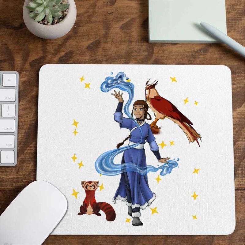 PC, gaming si accesorii - Periferice PC - Mousepad - Mousepad Avatar Katara Waterbender Legenda lui Aang Arte Martiale, 21x19cm - Infinity.ro