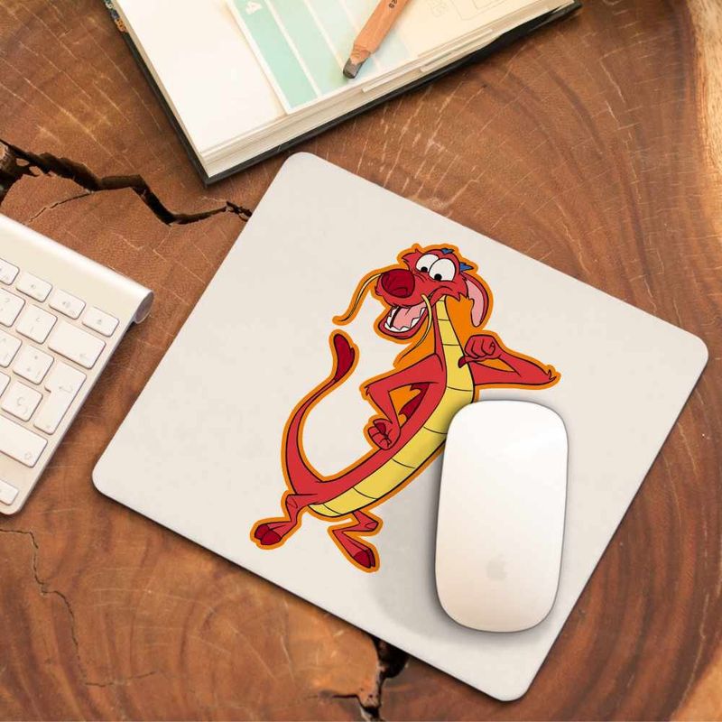 PC, gaming si accesorii - Periferice PC - Mousepad - Mousepad Mulan Mushu Dragon, 21x19cm - Infinity.ro