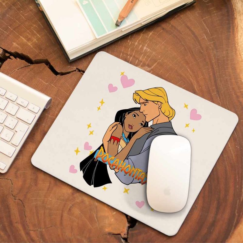 PC, gaming si accesorii - Periferice PC - Mousepad - Mousepad Pocahontas Love Dragobete, 21x19cm - Infinity.ro