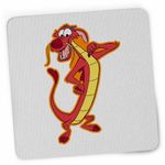 PC, gaming si accesorii - Periferice PC - Mousepad - Mousepad Mulan Mushu Dragon, 21x19cm - Infinity.ro