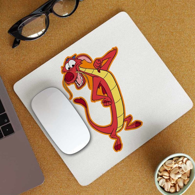 PC, gaming si accesorii - Periferice PC - Mousepad - Mousepad Mulan Mushu Dragon, 21x19cm - Infinity.ro