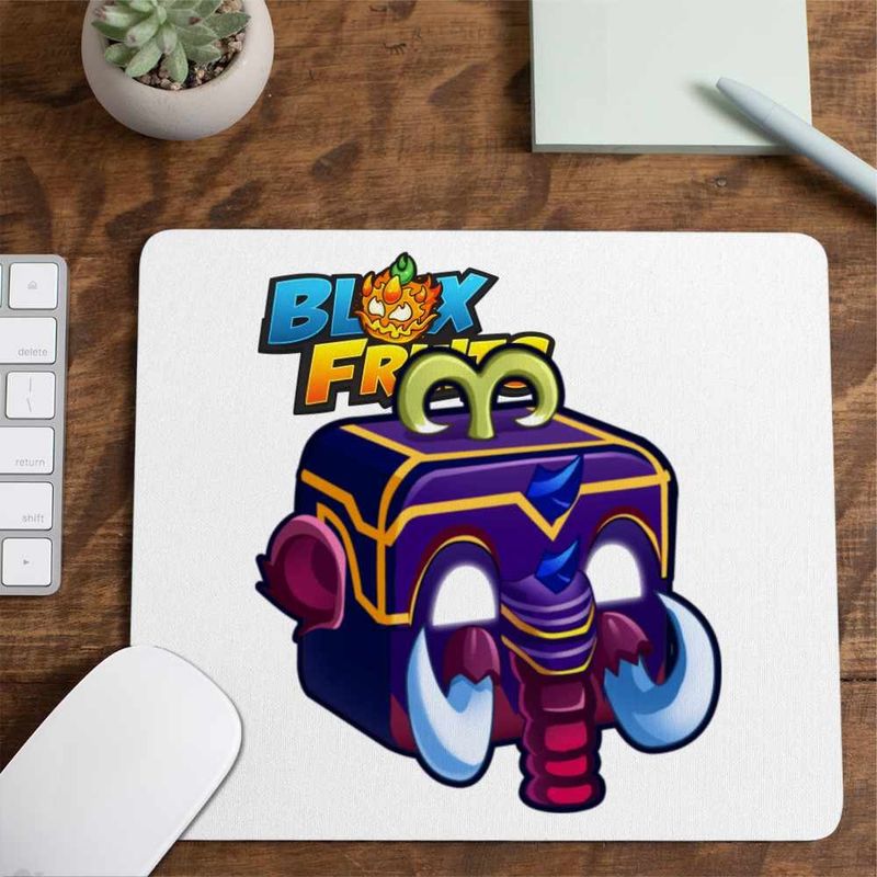 PC, gaming si accesorii - Periferice PC - Mousepad - Mousepad Blox Fruits Mammoth Fruit Roblox Fructe, 21x19cm - Infinity.ro