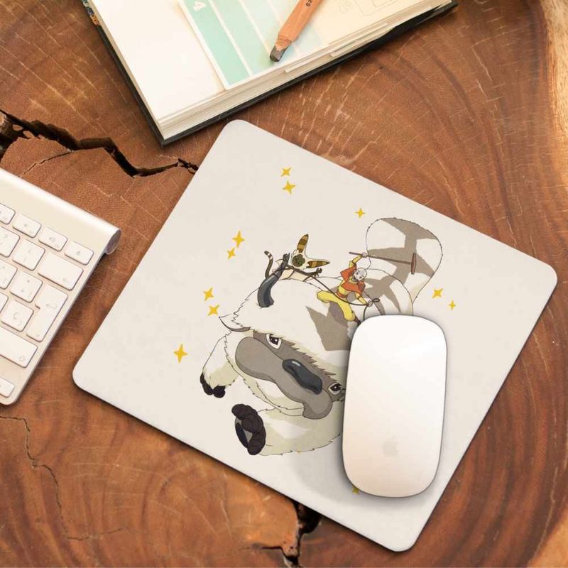PC, gaming si accesorii - Periferice PC - Mousepad - Mousepad Avatar Airbender Appa Maestru Aerului Momo, 21x19cm - Infinity.ro