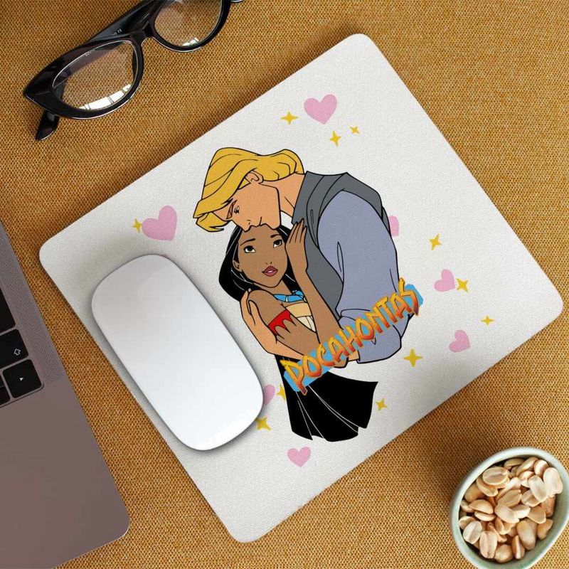 PC, gaming si accesorii - Periferice PC - Mousepad - Mousepad Pocahontas Love Dragobete, 21x19cm - Infinity.ro