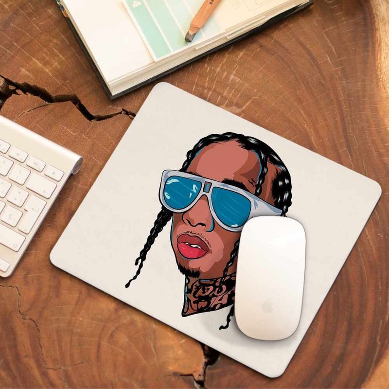 PC, gaming si accesorii - Periferice PC - Mousepad - Mousepad Tyga Hip Hop Vibe, 21x19cm - Infinity.ro