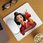 PC, gaming si accesorii - Periferice PC - Mousepad - Mousepad Mulan Dragon, 21x19cm - Infinity.ro