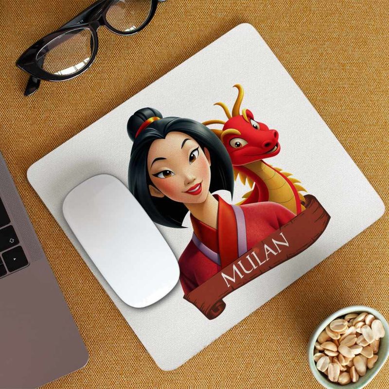 PC, gaming si accesorii - Periferice PC - Mousepad - Mousepad Mulan Dragon, 21x19cm - Infinity.ro