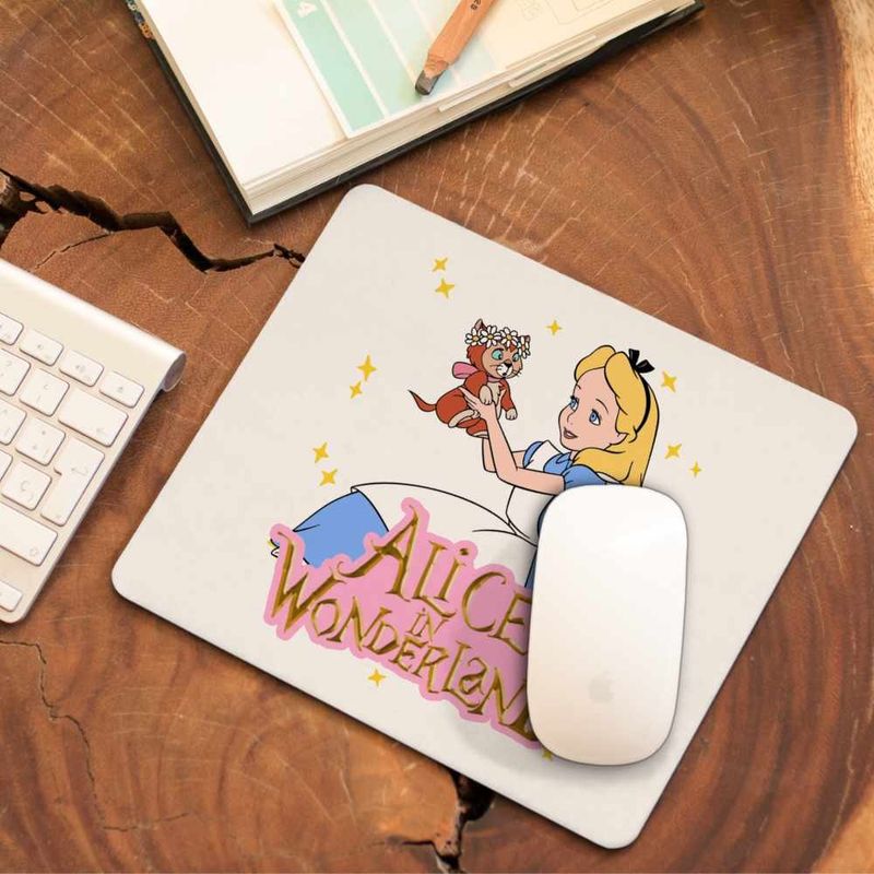 PC, gaming si accesorii - Periferice PC - Mousepad - Mousepad Alice Tara Minunilor Dinah, 21x19cm - Infinity.ro