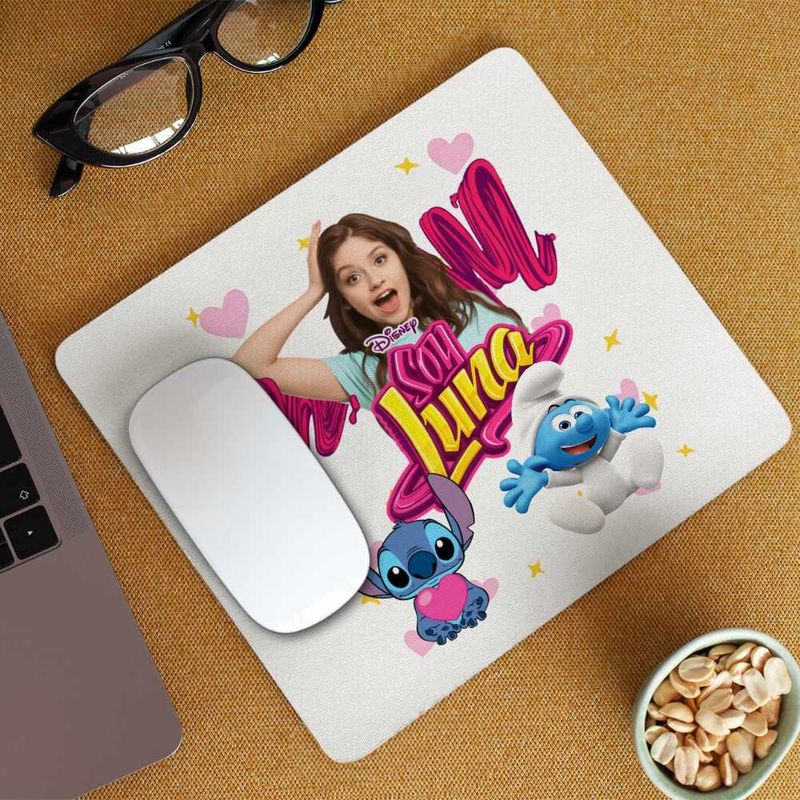 PC, gaming si accesorii - Periferice PC - Mousepad - Mousepad Soy Luna Rollerskating, 21x19cm - Infinity.ro