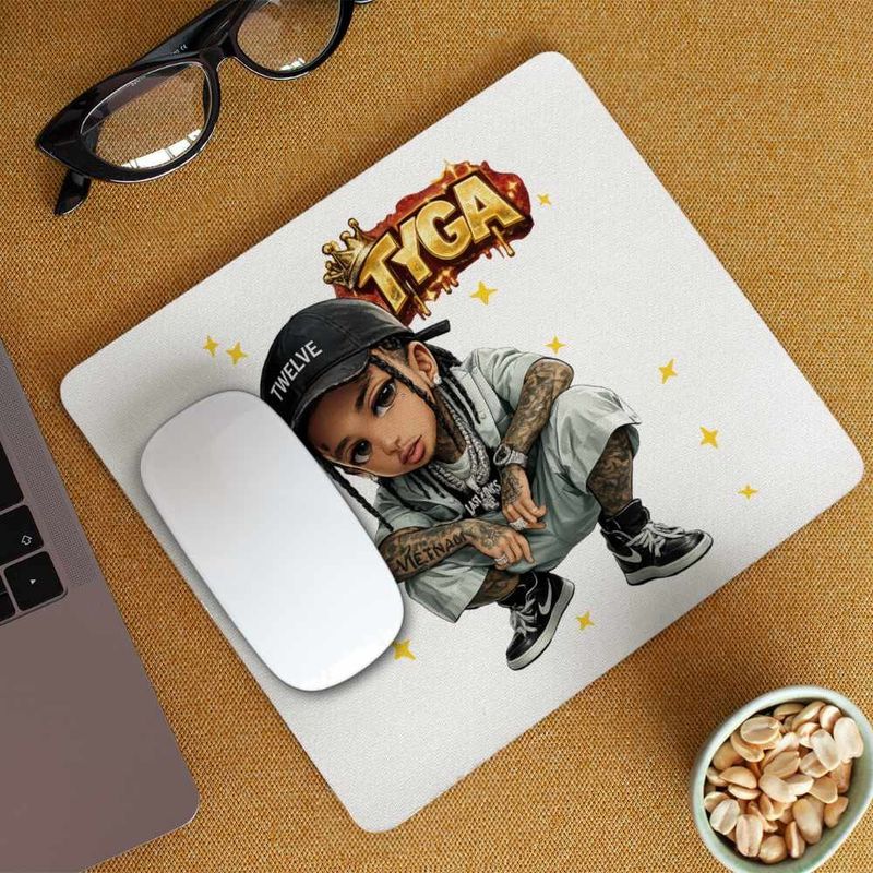 PC, gaming si accesorii - Periferice PC - Mousepad - Mousepad Tyga Hip Hop Party Vibe, 21x19cm - Infinity.ro