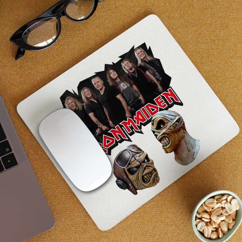 PC, gaming si accesorii - Periferice PC - Mousepad - Mousepad Iron Maiden Run to the Hills, 21x19cm - Infinity.ro