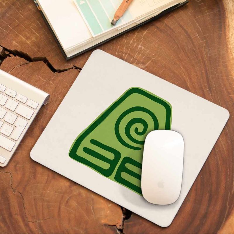 PC, gaming si accesorii - Periferice PC - Mousepad - Mousepad Avatar Earthbender Element Simbol Mastru Pamantului, 21x19cm - Infinity.ro