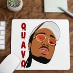 PC, gaming si accesorii - Periferice PC - Mousepad - Mousepad Quavo Stain Trap Hip Hop, 21x19cm - Infinity.ro