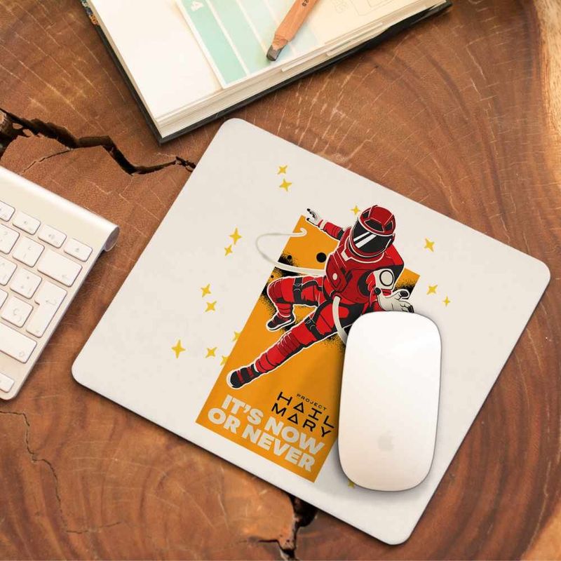 PC, gaming si accesorii - Periferice PC - Mousepad - Mousepad Project Hail Mary Now or Never Astrophage, 21x19cm - Infinity.ro