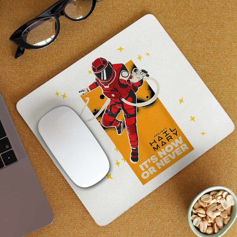 PC, gaming si accesorii - Periferice PC - Mousepad - Mousepad Project Hail Mary Now or Never Astrophage, 21x19cm - Infinity.ro