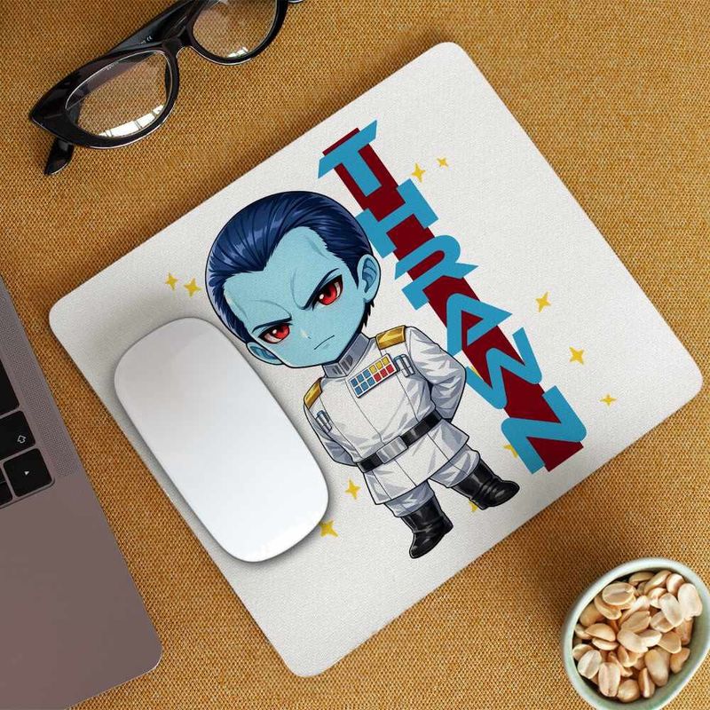 PC, gaming si accesorii - Periferice PC - Mousepad - Mousepad Thrawn Anime Chibi Grand Admiral Star Wars, 21x19cm - Infinity.ro